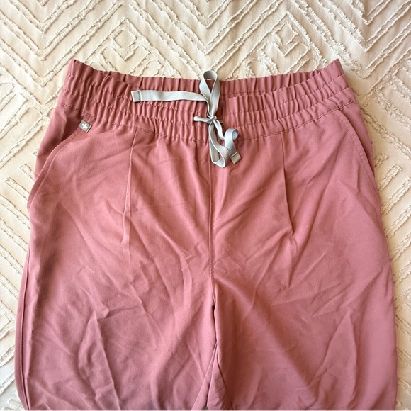 Figs Mauve High Waist Skinny Scrub Pants | LP - Picture 3 of 9